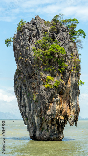 James Bond island landscape in Thailand