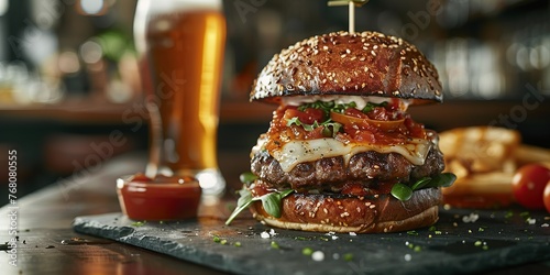 Savory Feast, The Ultimate Gourmet Burger