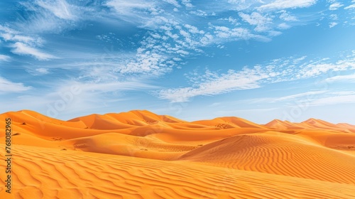 Captivating sahara desert scenery in egypt with mesmerizing undulating sand dunes