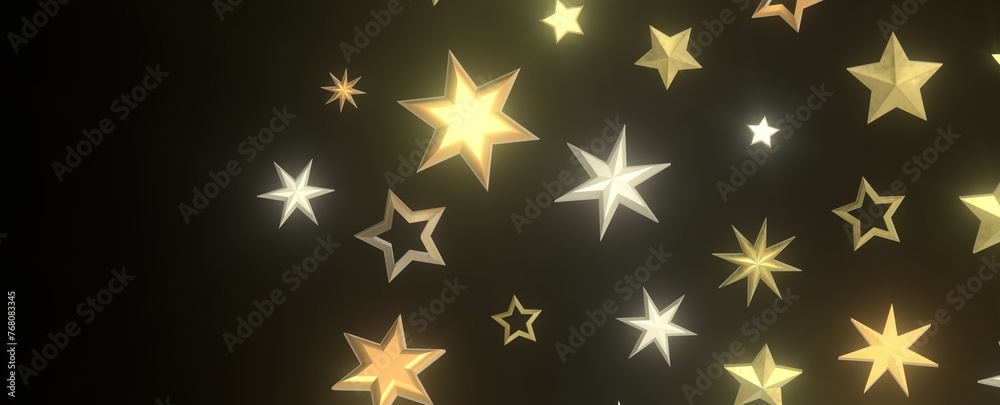 XMAS Stars - golden stars - XMAS Stars - golden stars -