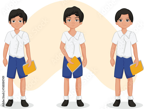 Boys with uniform