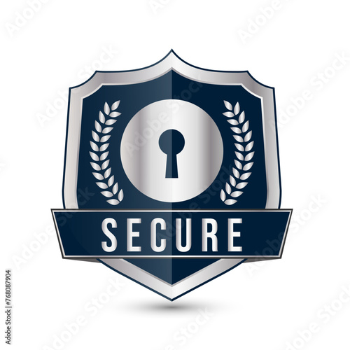 Secure Ssl Encryption Logo, Secure Connection Icon Vector Illustration, Ssl Certificate Icon, Secure SSL Encryption Vector Illustration 