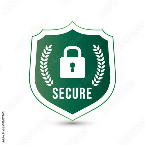 Secure Ssl Encryption Logo, Secure Connection Icon Vector Illustration, Ssl Certificate Icon, Secure SSL Encryption Vector Illustration 
