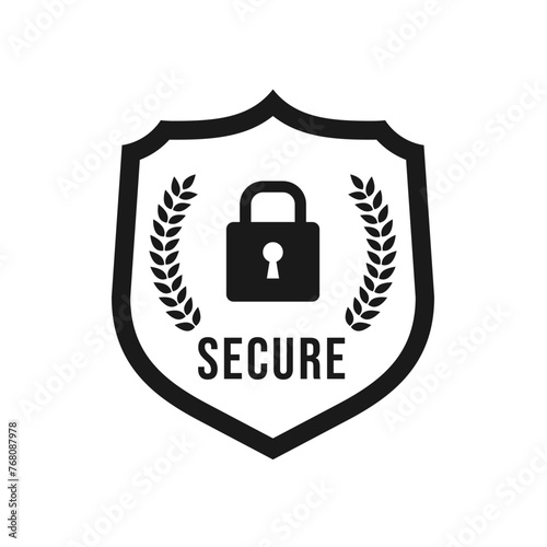 Secure Ssl Encryption Logo, Secure Connection Icon Vector Illustration, Ssl Certificate Icon, Secure SSL Encryption Vector Illustration 