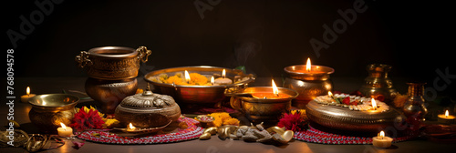 The Auspicious Brilliance and Traditional Symbols of the Dhanteras Festival