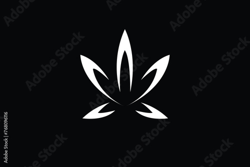 water lily logo, fashion logo, fire icon, flames icon, swoosh logo, logomark, icon