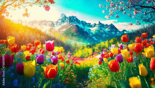 Springtime Background  photo