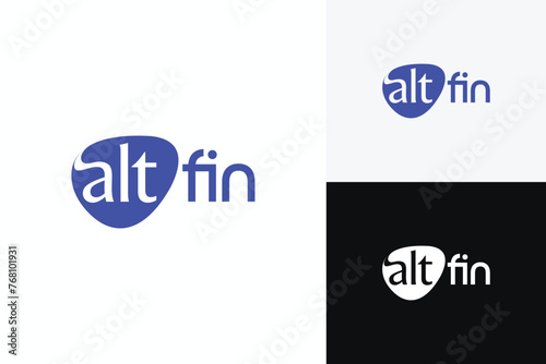 alt handwritten logo design