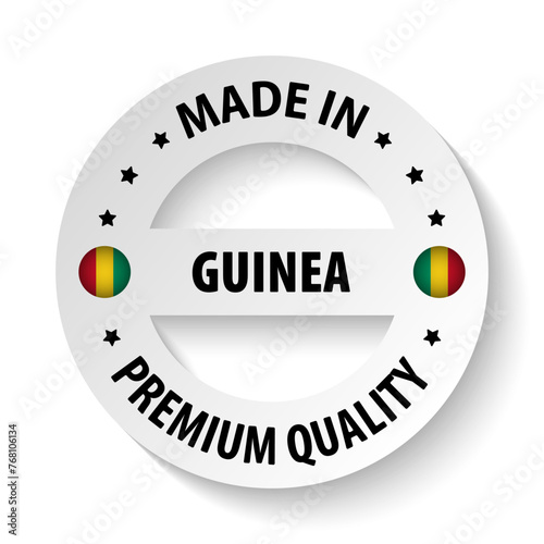 Made in Guinea graphic and label.