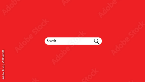 search bar icon isolated,search bar icon for web site template, app, and logo. 