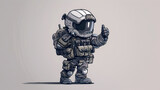  Warzone Ghost Operator Chibi Giving Tribute
