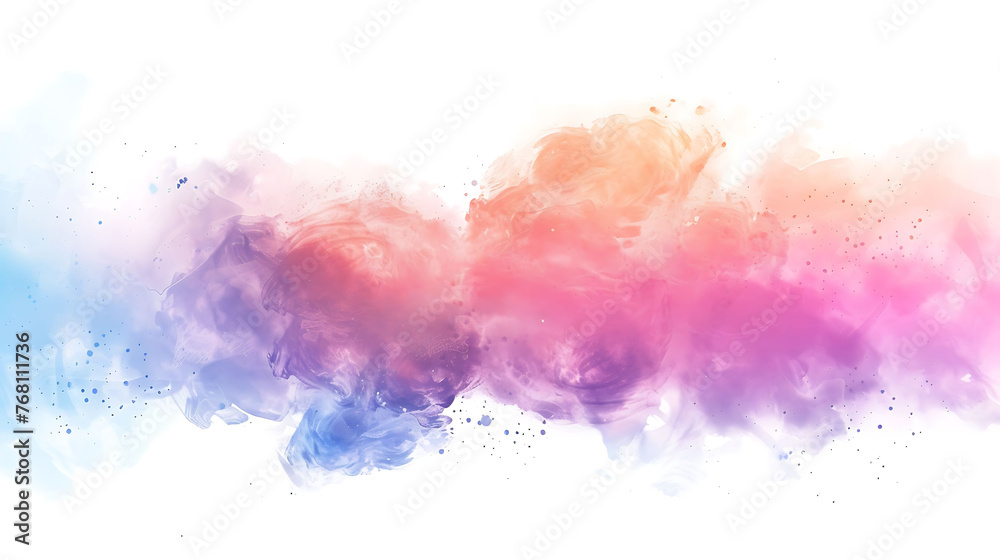 Abstract watercolor background. Colorful brushstrokes.