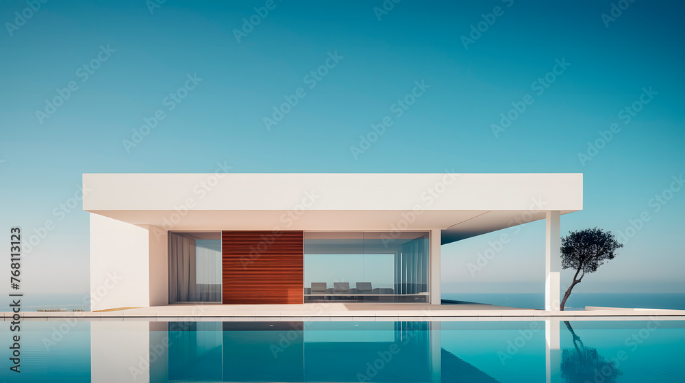 minimalist house, house with minimalist finishes