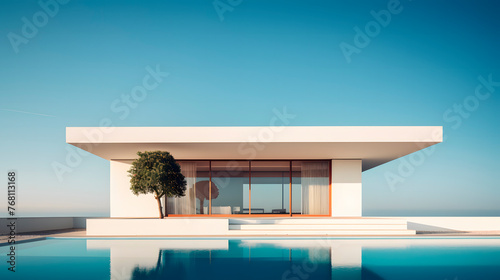 minimalist house, house with minimalist finishes © Gomez