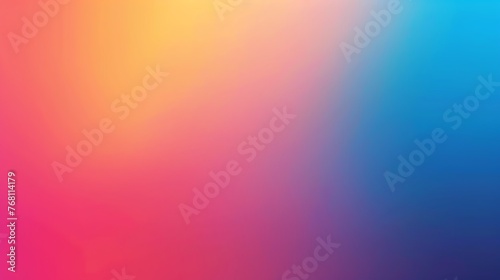 Abstract blurred gradient mesh background in bright rainbow colors. Smooth and soft color transitions.