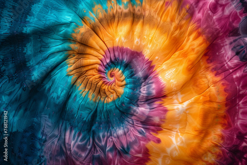 abstract colorful tie dye background © pcperle