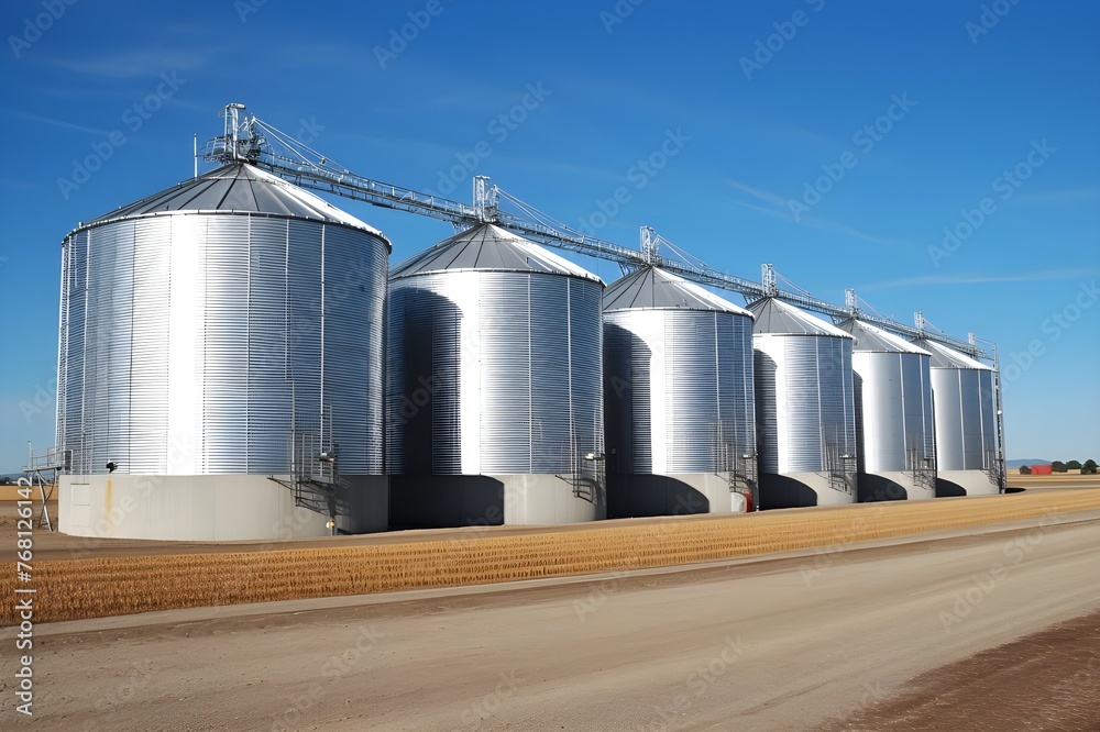 Obraz premium Efficient Grain Storage Solutions