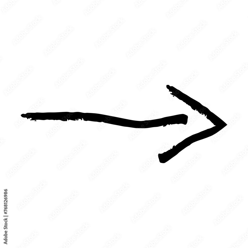 Arrow symbol icon, vector element of grunge texture direction symbol illustration for graphic design Arrow symbol icon, vector element of grunge texture direction symbol illustration for graphic design