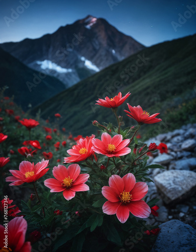 flowers in the mountain © Тарас H