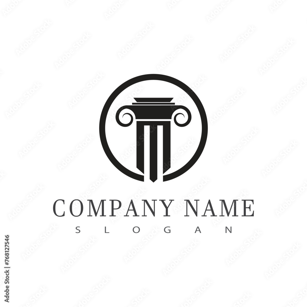 Column logo vector template symbol element design Column logo vector template symbol element design