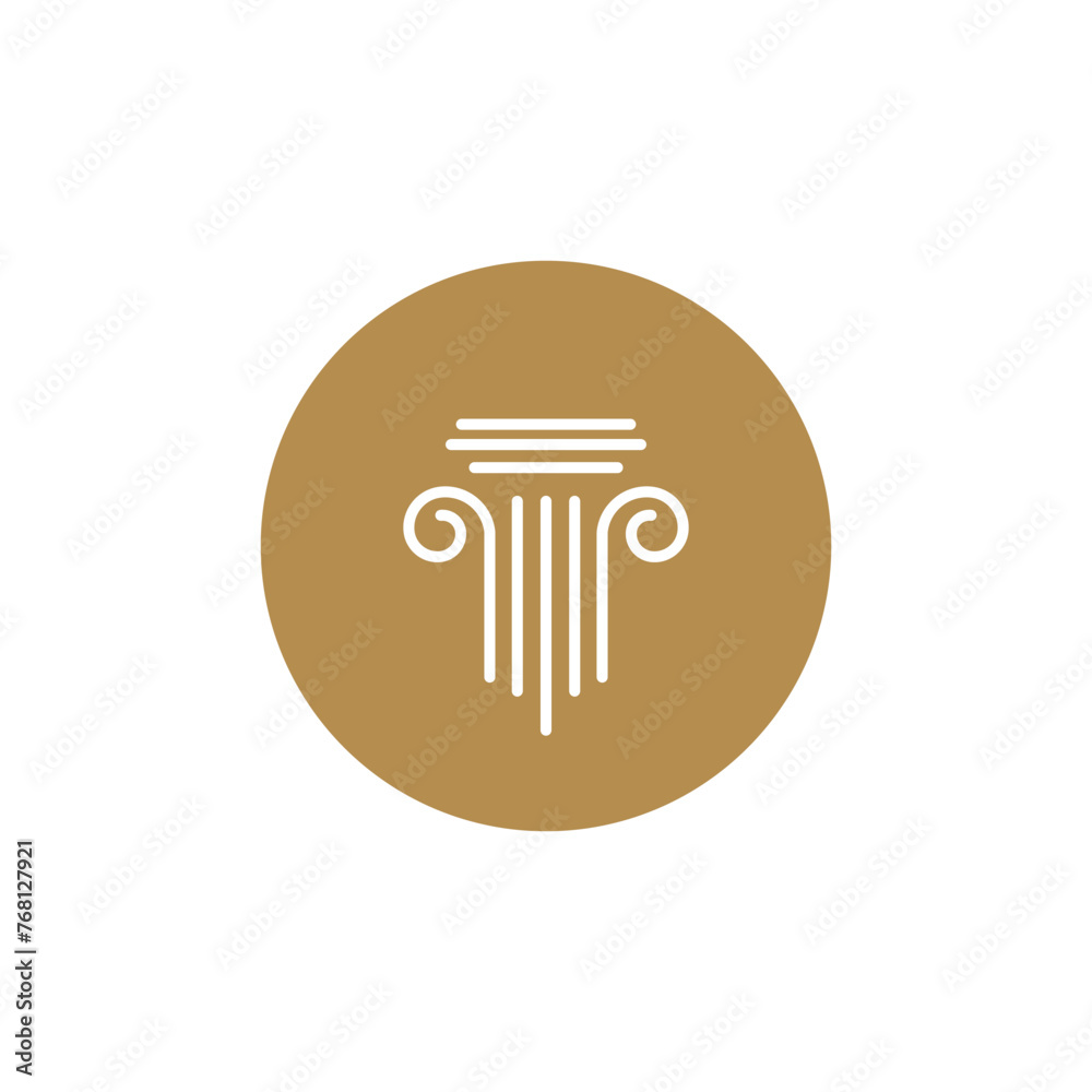 Column logo vector template symbol element design Column logo vector template symbol element design