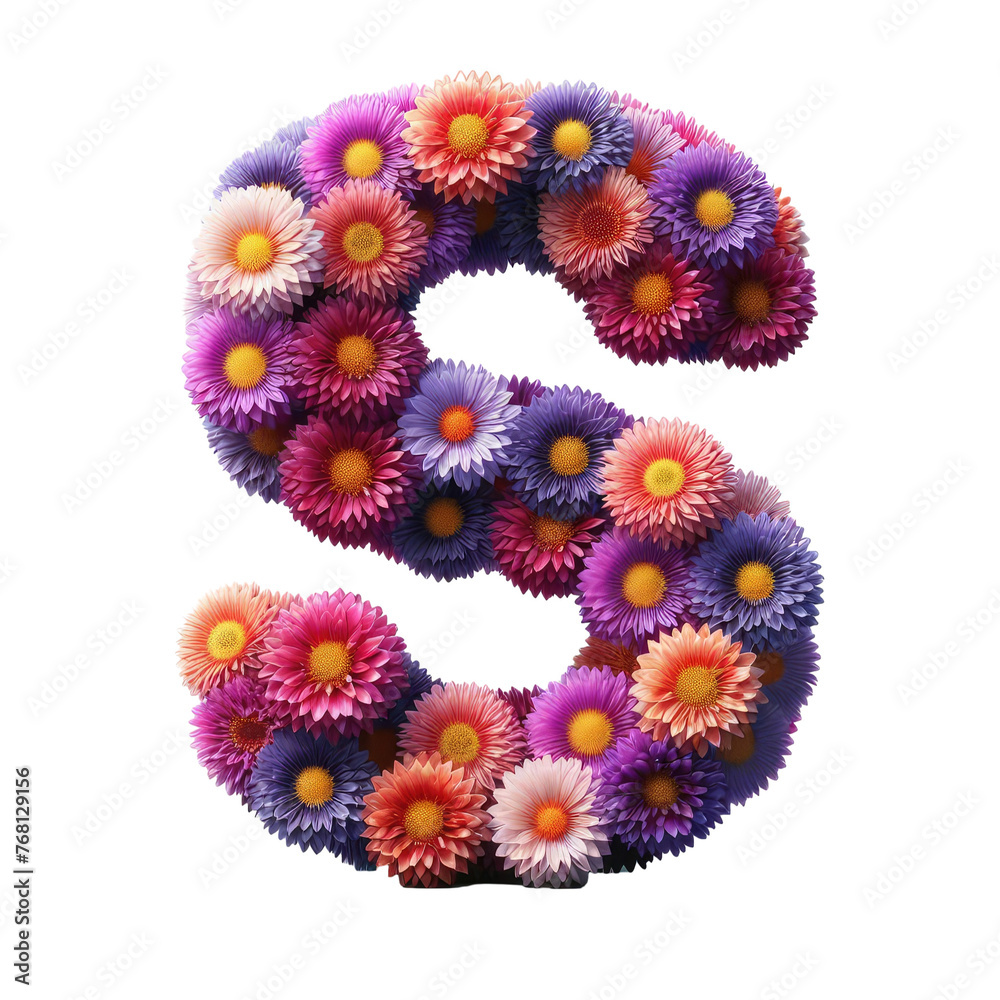 Isolated 3D Letter on a Clear PNG Canvas, Generative AI Isolated 3D Letter on a Clear PNG Canvas, Generative AI