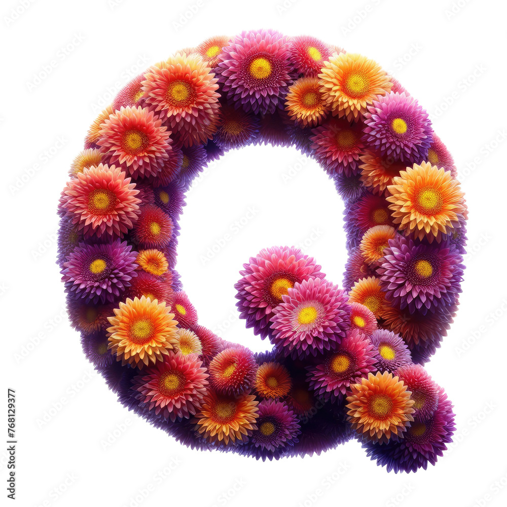 Isolated 3D Letter on a Clear PNG Canvas, Generative AI Isolated 3D Letter on a Clear PNG Canvas, Generative AI