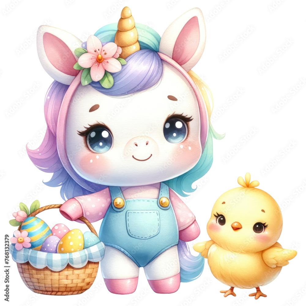 Obraz premium Easter Unicorn
