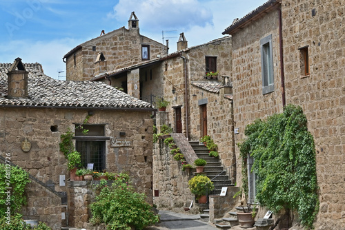Civita di Bagnoregio, panorama della città medievale - Viterbo, Tuscia Lazio photo