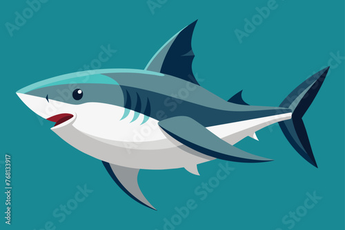 minimalist-shark-drawing-vector-illustration .eps