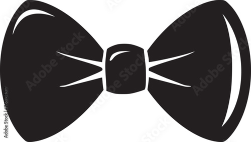 bow necktie icon vector symbol design illustration