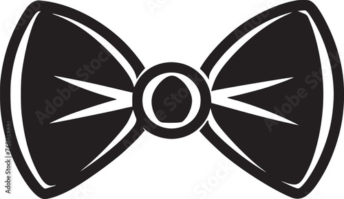 bow necktie icon vector symbol design illustration
