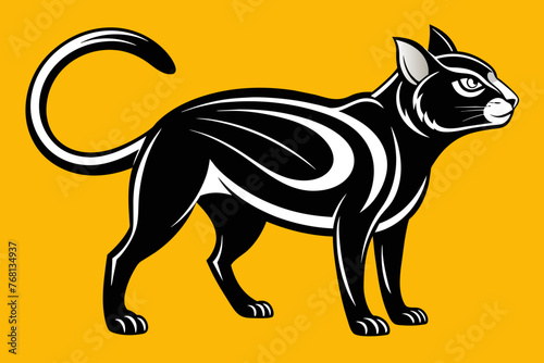 vector design of a discus Cat 