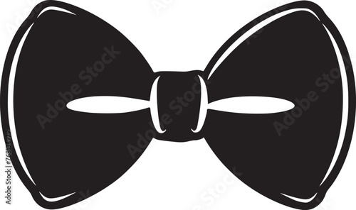 bow necktie icon vector symbol design illustration photo
