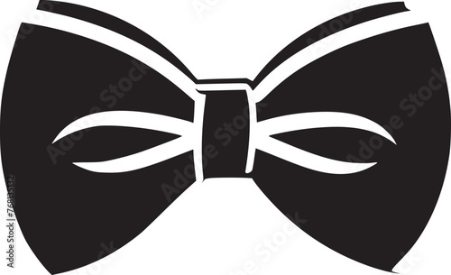 bow necktie icon vector symbol design illustration