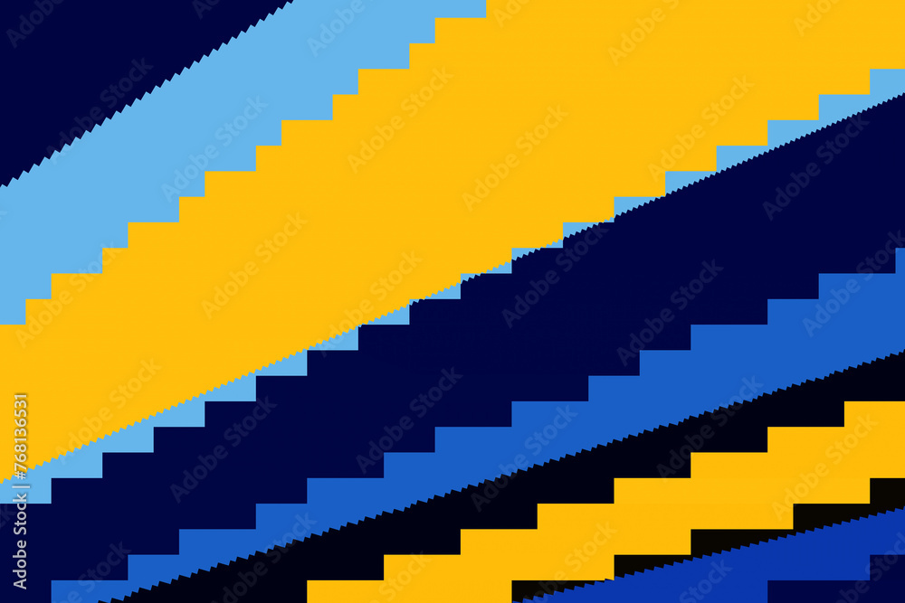 Fototapeta premium Toothy Crocodile or Stairs Up