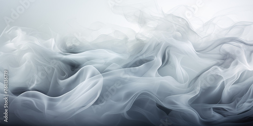 White gray smoke, texture background