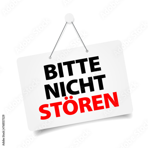 Bitte nicht stören