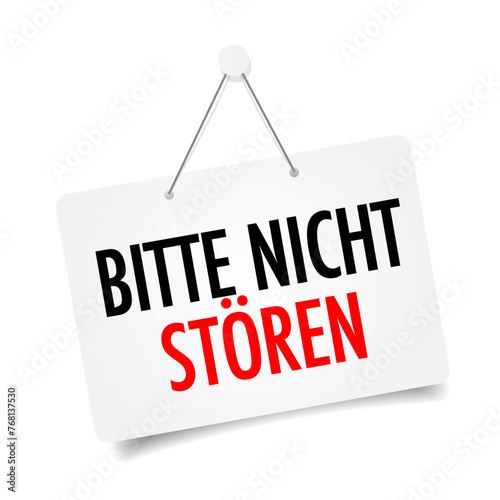 Bitte nicht stören