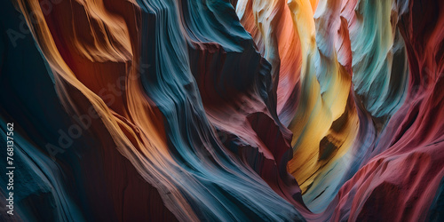 Colorful Abstract Art Background with Vibrant Swirls Vivid abstract background featuring swirling colors and dynamic textures, suitable for creative design projects.