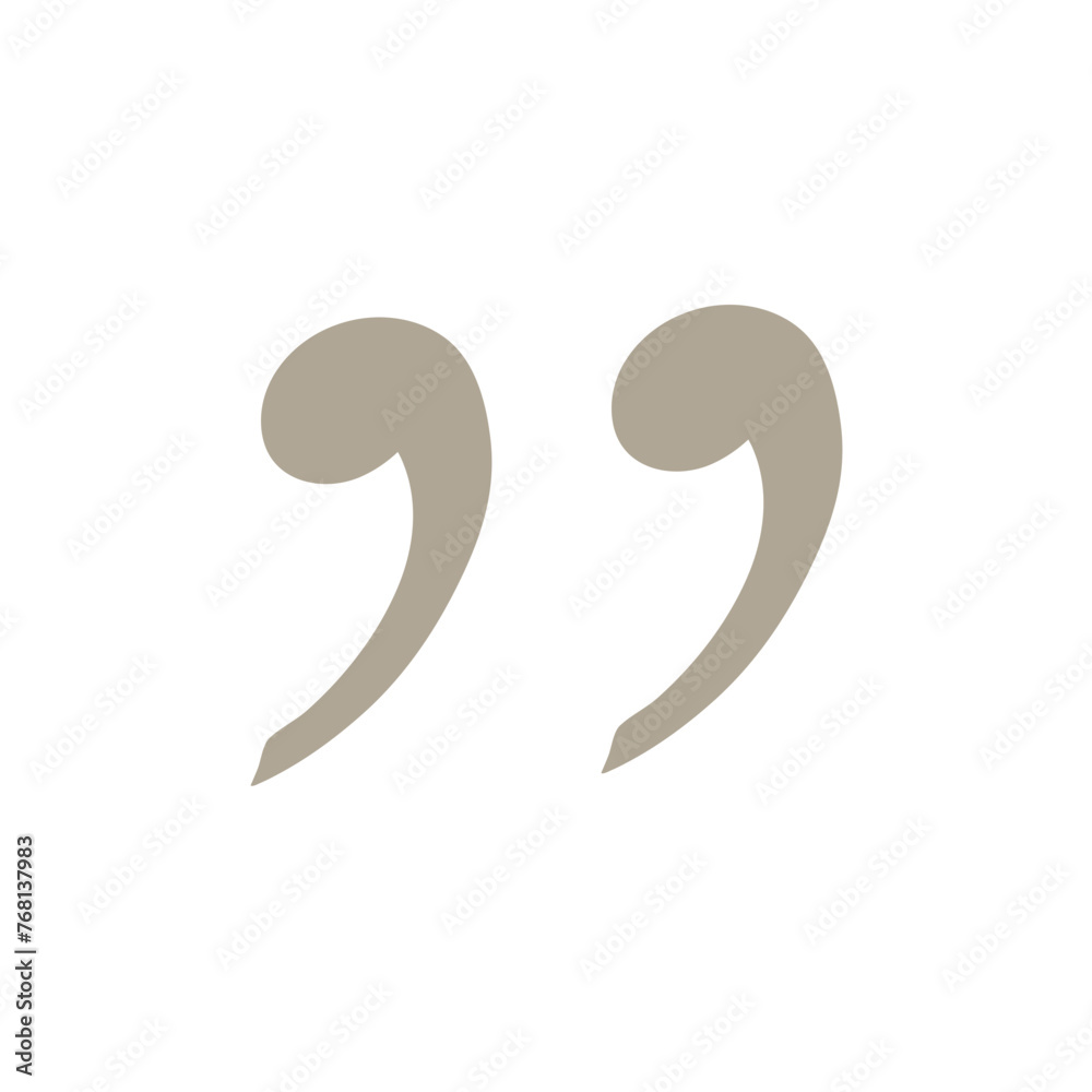 Fototapeta premium Hand drawn quotes icon