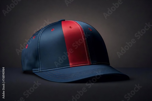 front view baseball cap mockup  realistic HD . photo