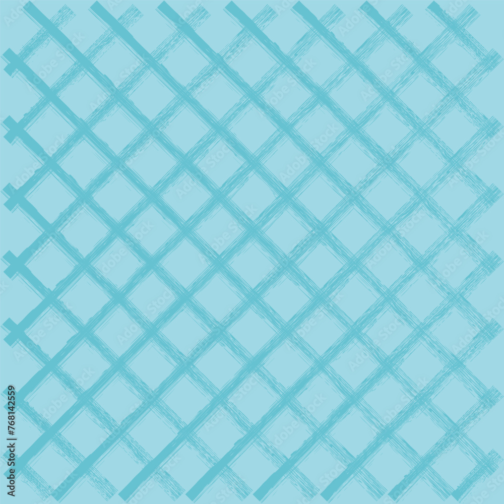 Vector hand drawn cute checkered pattern. Doodle Plaid geometrical brush texture. Crossing crayon chalk lines. Abstract cute delicate pattern ideal for fabric, textile, wallpaper Vector hand drawn cute checkered pattern. Doodle Plaid geometrical brush texture. Crossing crayon chalk lines. Abstract cute delicate pattern ideal for fabric, textile, wallpaper