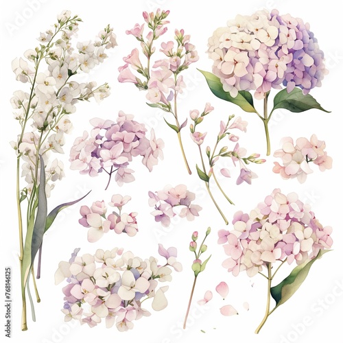 Sure, here is a sentence describing a close-up of a lilac bouquet:  A close-up of a fragrant purple lilac bouquet