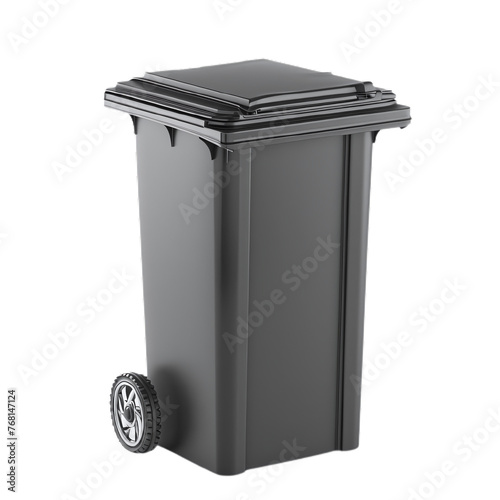 Trash bin , isolated on transparent background