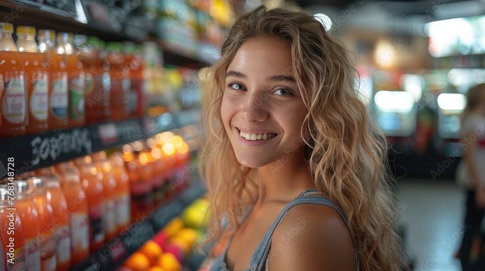 Healthy Boosts Await: Dive into the supermarket's organic energy drink selection for a refreshing and nutritious energy boost