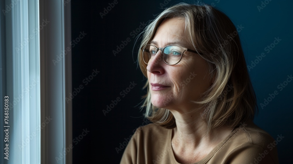 Portrait of a mature older person Portrait of a mature older person