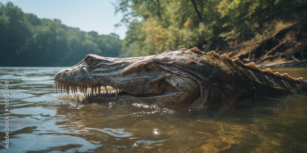 Prehistoric Hunter Lurks in Shallows Prehistoric Hunter Lurks in Shallows