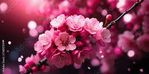 Spring Splendour Captivating Cherry Blossom Elegance, Beautiful cherry blossom image, Beautiful Sakura flowers, Spring awaking with the cherry blossom photo