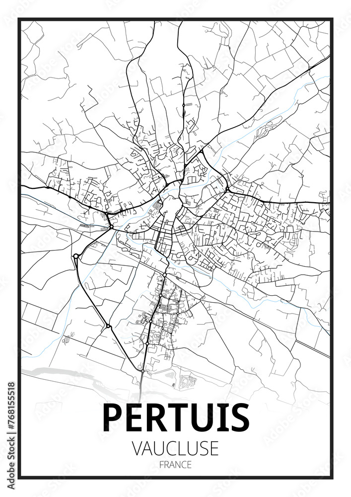Obraz premium Pertuis, Vaucluse